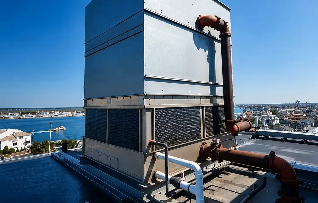 Experienced A.L.C. Legacy Group technician completing HVAC service work