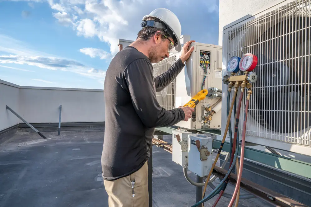 Commercial HVAC installation for a new or existing building